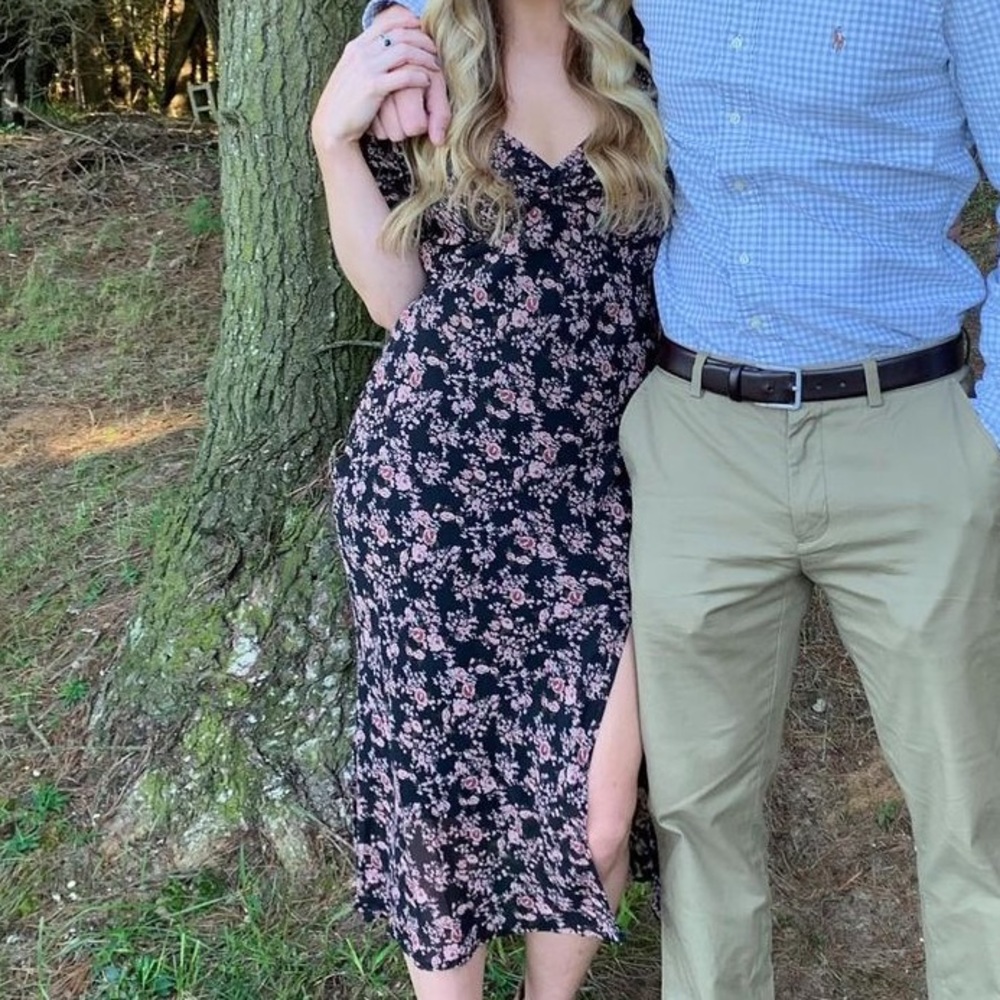 Floral midi dress